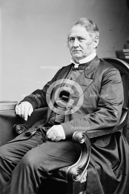 Reverend E. Burr, between 1855 and 1865. Creator: Unknown.