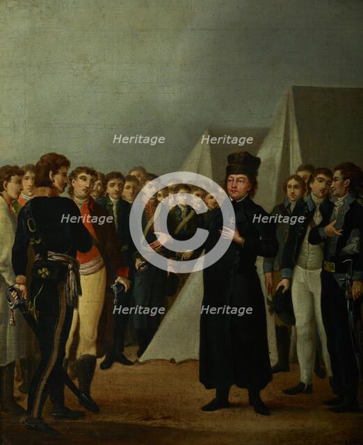 Reverend Józef Jakubowski at the Kosciuszko's Camp near Warsaw in 1794, c1800. Creator: Michal Stachowicz.