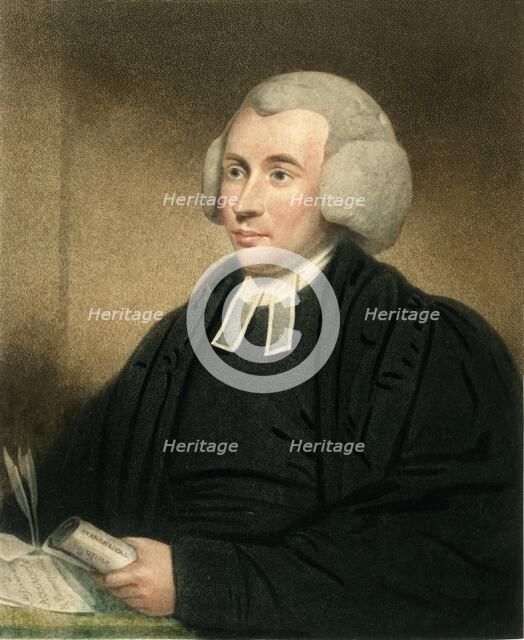'Reverend John Eyre, MA.', late 18th century.  Creator: Unknown.