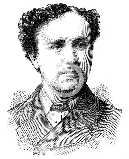 Reverend John Houghton (d1886), 1886. Artist: Unknown