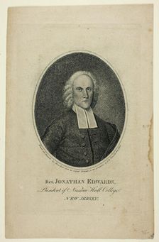 Reverend Jonathan Edwards, 1808. Creator: Abner Reed