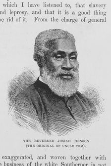 Reverend Josiah Henson; [The original of Uncle Tom], 1882. Creator: Unknown