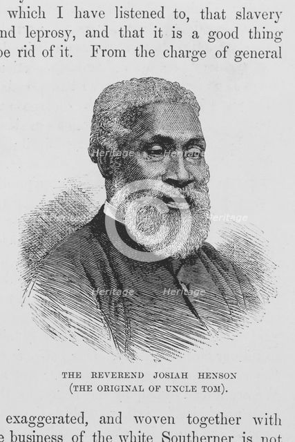 Reverend Josiah Henson; [The original of Uncle Tom], 1882. Creator: Unknown.