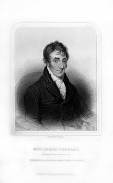 Reverend James Grahame, Scottish poet, (1870).Artist: S Freeman