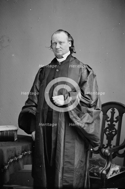 Reverend McMahon, between 1855 and 1865. Creator: Unknown.