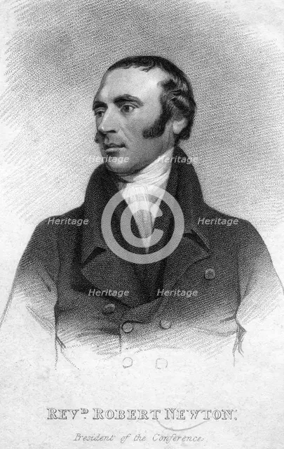 Reverend Robert Newton, Wesleyan Methodist minister. Artist: Unknown