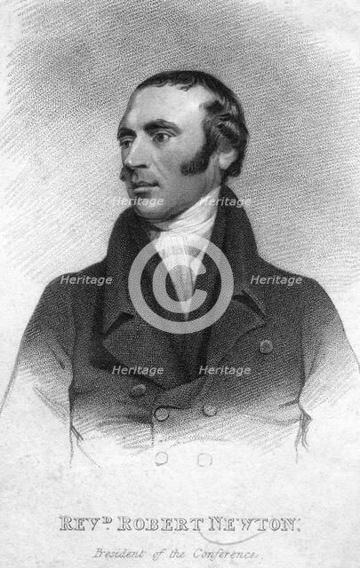 Reverend Robert Newton, Wesleyan Methodist minister. Artist: Unknown