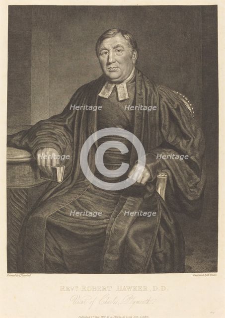 Reverend Robert Hawker, D.D., 1820. Creator: William Blake.