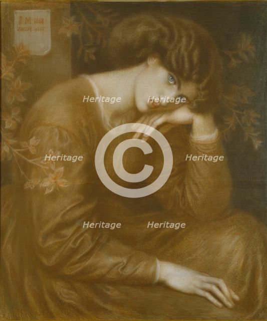 Reverie, 1868. Artist: Dante Gabriel Rossetti.