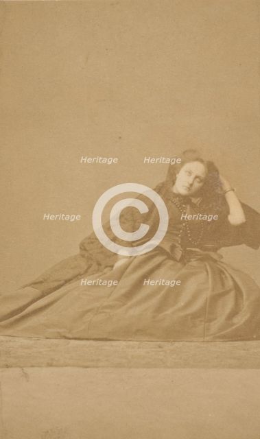 Réverie, 1860s. Creator: Pierre-Louis Pierson.