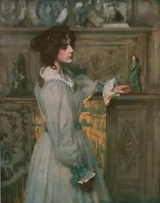 Reverie 1898, (c1930). Creator: James Jebusa Shannon