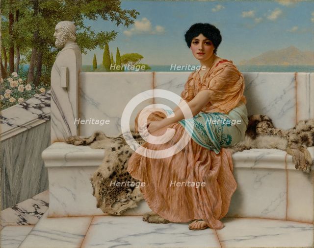 Reverie, 1904. Creator: John William Godward.