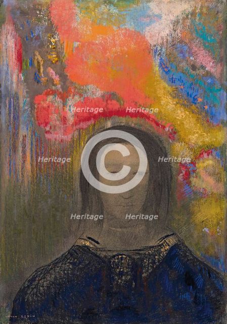 Rêverie, c1900. Creator: Redon, Odilon (1840-1916).
