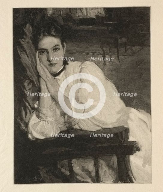 Reverie. Creator: Henry Wolf (American, 1852-1916).