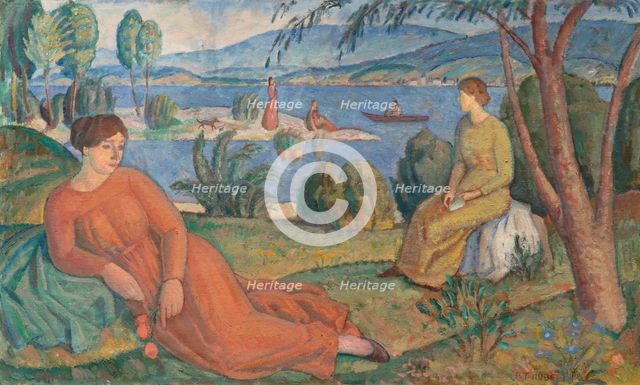 Rêverie. Creator: Robert, Paul Théophile (1879-1954).