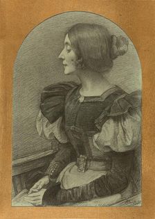 Rêverie (Portrait of Hélène Linder), 1895. Creator: Armand Point