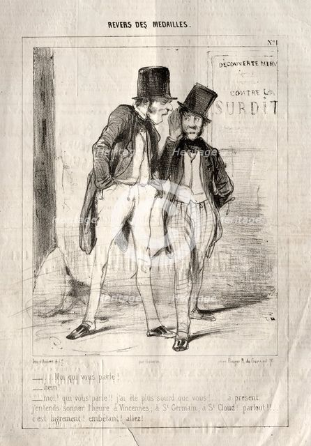Revers des Médailles, 1842. Creator: Paul Gavarni (French, 1804-1866).