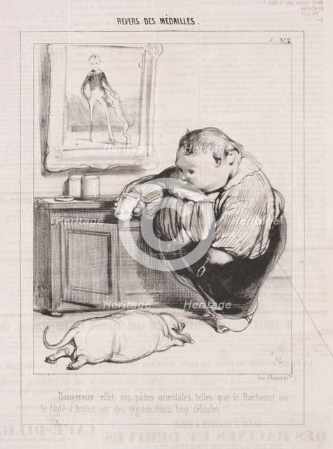 Revers des Médailles, 1842. Creator: Paul Gavarni (French, 1804-1866).