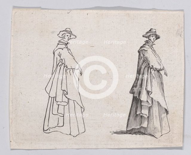Reverse Copy of La Dame au Vêtement Ample (The Woman with the Ample Clothing), 17th century. Creator: Anon.