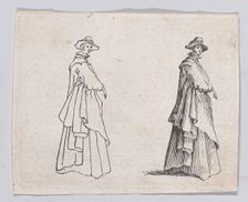 Reverse Copy of La Dame au Vêtement Ample (The Woman with the Ample Clothing), 17th century. Creator: Anon