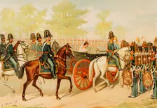 Review of the troops and national militia by the queen governor, 1889. Creator: Juan Alaminos
