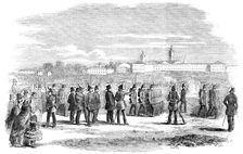 Review of the British-Italian Legion, at Novara, 1856. Creator: Unknown