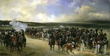 Review of the French Guards in the Presence of Charles X, 1830. Creator: Adolphe Ladurner