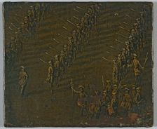 Review of the King's Regiment, circa 1690, between 1685 and 1695. Creator: Unknown