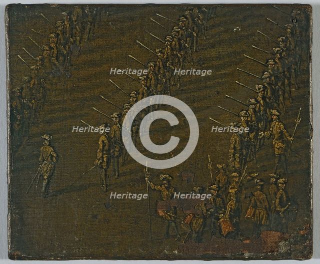Review of the King's Regiment, circa 1690, between 1685 and 1695. Creator: Unknown.