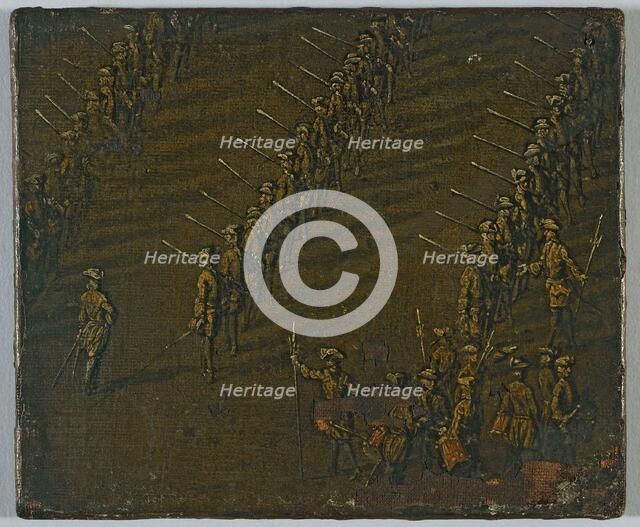 Review of the King's Regiment, circa 1690, between 1685 and 1695. Creator: Unknown.