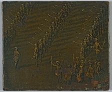 Review of the King's Regiment, circa 1690, between 1685 and 1695. Creator: Unknown