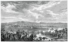 Review Of The Swiss Guard, (1885).Artist: Moreau