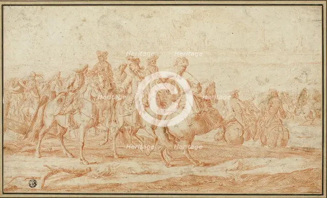 Review of Troops, n.d. Creators: Georg Philipp Rugendas, Philip Wouverman.
