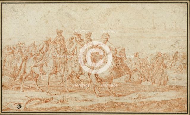 Review of Troops, n.d. Creators: Georg Philipp Rugendas, Philip Wouverman.