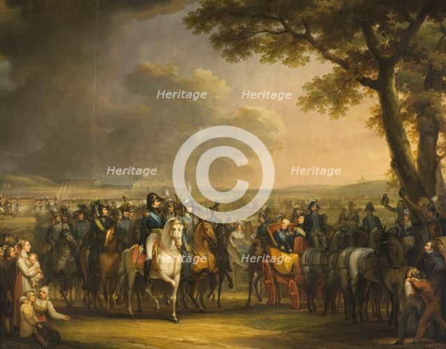 Review on Ladugårdsgärde, Stockholm, 1818. Creator: Johan Gustaf Sandberg.