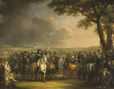 Review on Ladugårdsgärde, Stockholm, 1818. Creator: Johan Gustaf Sandberg