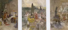 Revised Scheme for Decoration of the Walls in the Lower Hall, late 19th-early 20th century. Creator: Carl Larsson