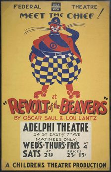 Revolt of the Beavers, New York, 1937. Creator: Unknown