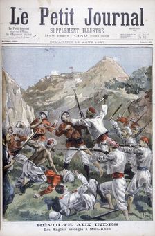 Revolt on the North-West Frontier, the British besieged at Malakand, India, 1897. Creator: Oswaldo Tofani