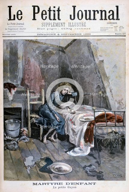 Revolte of the blind men in a hospice, France, 1904. Artist: Unknown