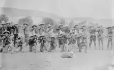 Revolucionarios Haciendo Fuego, 1911. Creator: Bain News Service