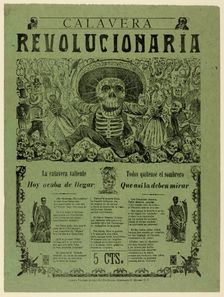 Revolutionary Calavera, c. 1910. Creator: José Guadalupe Posada