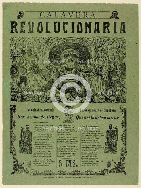 Revolutionary Calavera, c. 1910. Creator: José Guadalupe Posada.