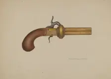 Revolver, 1935/1942. Creator: Rose Campbell-Gerke