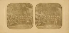 Revue de la Garde Infernale, 1860s. Creator: Adolphe Block