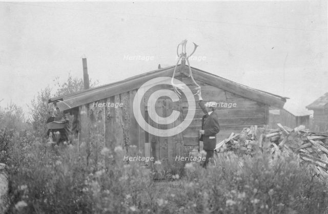 Rex Beach's cabin, between c1900 and 1916. Creator: Unknown.