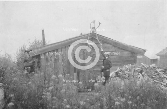 Rex Beach's cabin, between c1900 and 1916. Creator: Unknown.