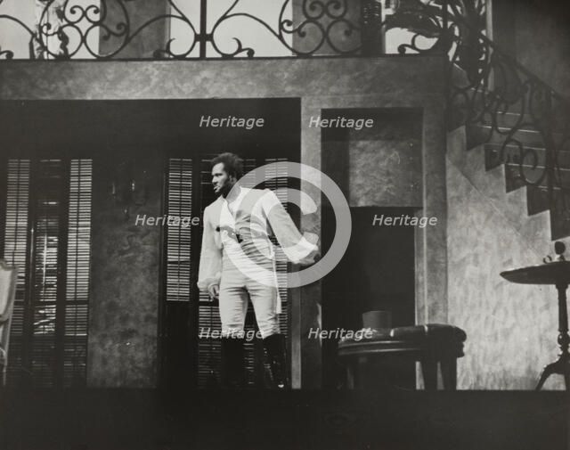 Rex Ingram with gun in pants, 1938. Creator: Unknown.