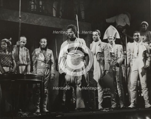 Rex Ingram with Ripped Shirt, 1938. Creator: Unknown.