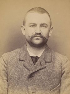 Rey. Claude. 23 ans, né le 24/5/70 au Creusot (Saone & Loire). ébéniste. Anarchiste. 12/3/..., 1894. Creator: Alphonse Bertillon